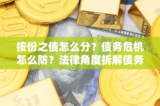 济南按份之债怎么分？债务危机怎么防？法律角度拆解债务分配与风险自保指南