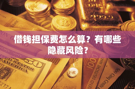 济南借钱担保费怎么算？有哪些隐藏风险？