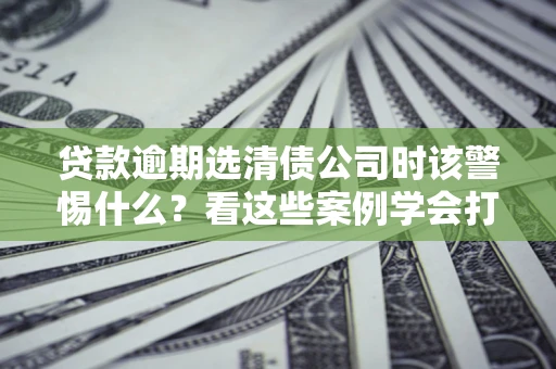 济南贷款逾期选清债公司时该警惕什么？看这些案例学会打翻身仗