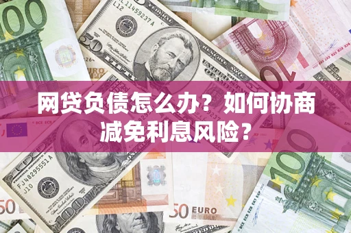 济南网贷负债怎么办？如何协商减免利息风险？