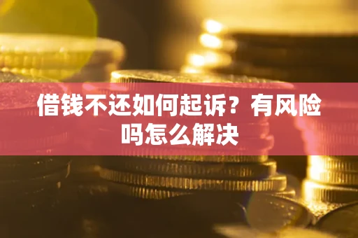济南借钱不还如何起诉？有风险吗怎么解决