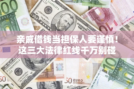 济南亲戚借钱当担保人要谨慎！这三大法律红线千万别碰