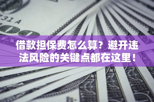 济南借款担保费怎么算？避开违法风险的关键点都在这里！